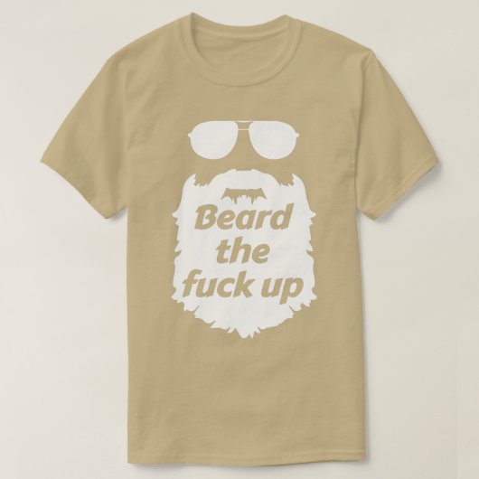 Witte baard 4 t-shirt (Design voorkant)