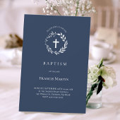 witte baard | Baptisme-uitnodiging Kaart