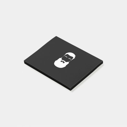 Witte Baard Post-it® notes (Schuin)