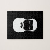 Witte Baardpuzzel Legpuzzel (Horizontaal)