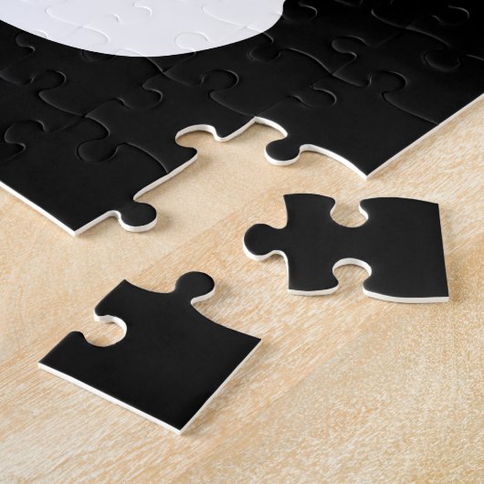 Witte Baardpuzzel Legpuzzel (Zijkant)