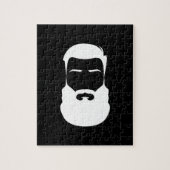 Witte Baardpuzzel Legpuzzel (Verticaal)