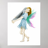 Witte baarmoedervlek, drager van Bark Poster (Voorkant)