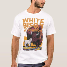 WITTE BABY BISON PROFETIE KALF UIT YELLOWSTONE 2 T-SHIRT