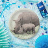 Witte Baby Borden Papieren Bordje (Feest)