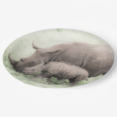 Witte Baby Borden Papieren Bordje (Gekanteld)