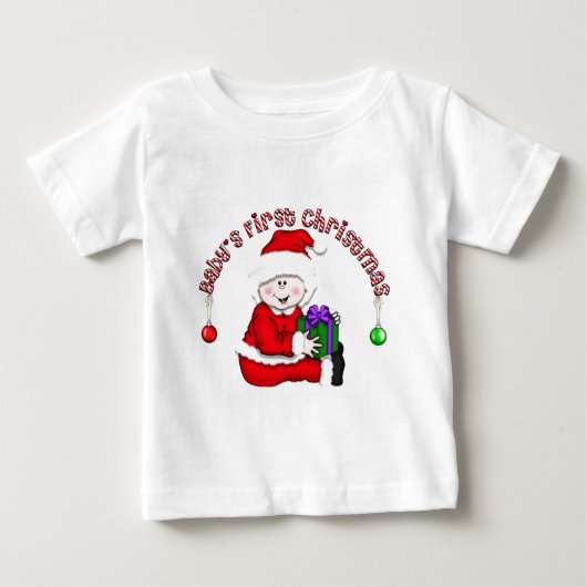 Witte Baby Elf 1e kerst (Voorkant)