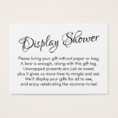 , witte Baby shower zonder omloop Kaart cadeau (Voorkant)