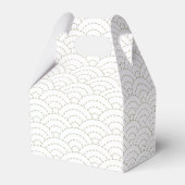 Witte Baby showers flesje Bedankdoosjes (Achterkant)
