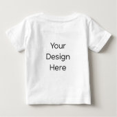 Witte baby T-shirt (Achterkant)