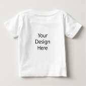 Witte baby T-shirt (Achterkant)