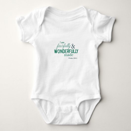 witte baby t-shirt tweeslachtig (Voorkant)