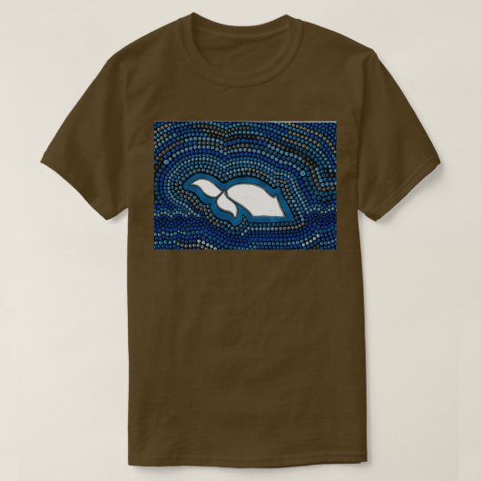 Witte Baby walvis T-shirt (Design voorkant)