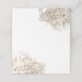 witte baby's adem bloemen plaatskaartje (Buitenkant ongevouwen)