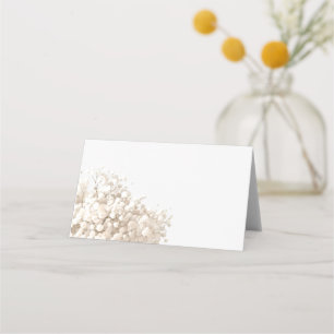 witte baby's adem bloemen plaatskaartje
