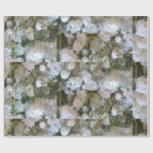 Witte baby's adem cadeaupapier (Vlak)