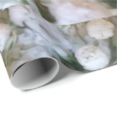 Witte baby's adem cadeaupapier (Rol Hoek)