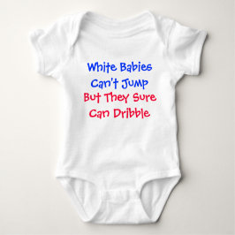 Witte baby's kunnen niet springen romper