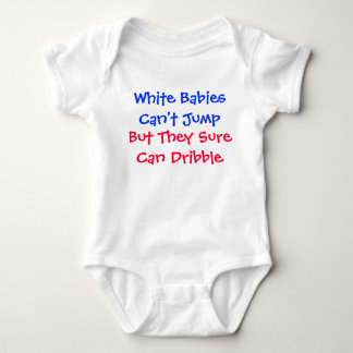 Witte baby's kunnen niet springen romper