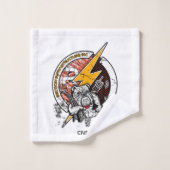 WITTE BADKSERVIET BAD HANDDOEK (Wasdoekje)