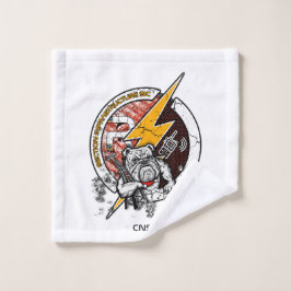 WITTE BADKSERVIET BAD HANDDOEK