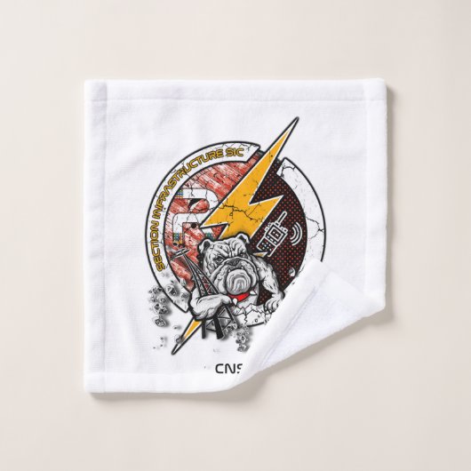 WITTE BADKSERVIET BAD HANDDOEK (Wasdoekje)