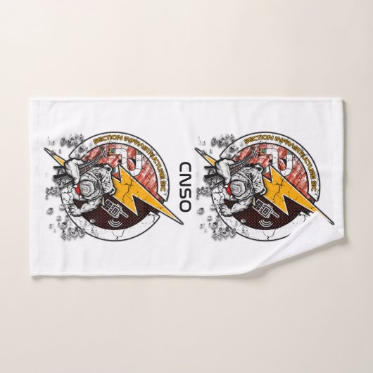 WITTE BADKSERVIET BAD HANDDOEK (Handdoek)