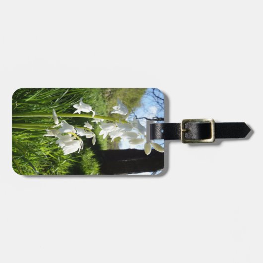 Witte Bagagelabel (Voorkant horizontaal)