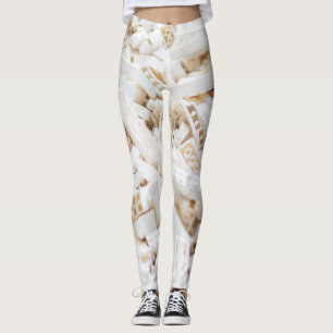 witte bakstenen leggings