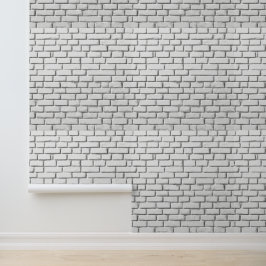 Witte Bakstenen Naadloze Patronen Rustiek Classy C Behang