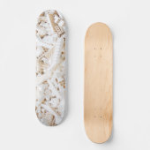 witte bakstenen persoonlijk skateboard (Voorkant)
