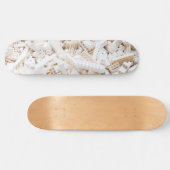 witte bakstenen persoonlijk skateboard (Horizontaal)