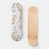 witte bakstenen persoonlijk skateboard (Voorkant)