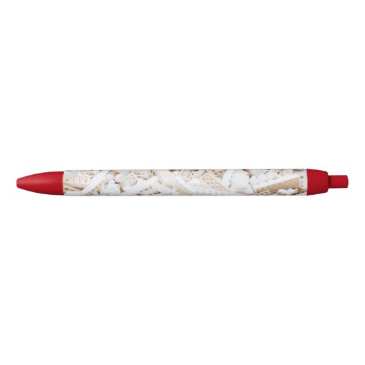 witte bakstenen zwarte inkt pen (Voorkant)