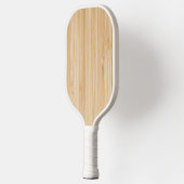 Witte Bamboe Pickleball Paddle (Links)