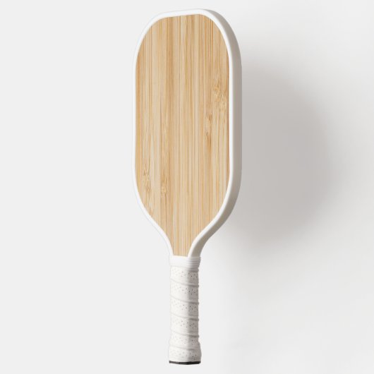Witte Bamboe Pickleball Paddle (Links)