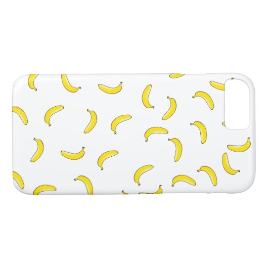 Witte banaan Case-Mate iPhone case (Achterkant (Horizontaal))