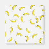 Witte banaan magneet (Voorkant)