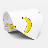 Witte Banaan Stropdas (Opgerold)