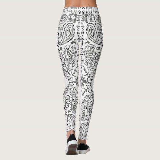 Witte Bandana Leggings (Achterkant)