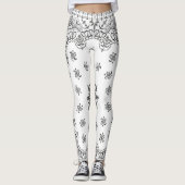 Witte Bandana Leggings (Voorkant)