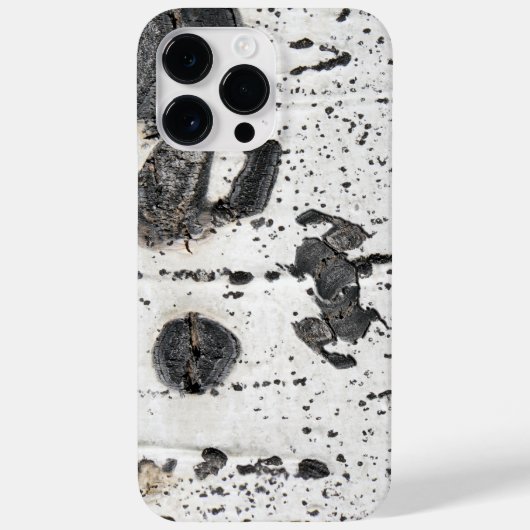 Witte Bark Close-up foto van Aspen Tree Case-Mate iPhone Case (Achterkant)