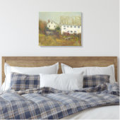 Witte Barn Canvas Afdruk (Insitu (Slaapkamer))