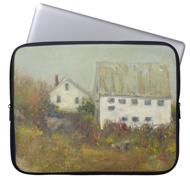 Witte Barn Laptop Sleeve (Voorkant)