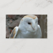 Witte Barn Owl Visitekaartjes (Achterkant)
