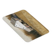 Witte Barn-Uitzicht Magneet (Rechterzijde)