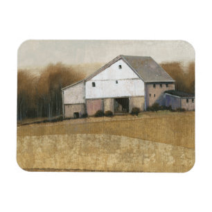 Witte Barn-Uitzicht Magneet