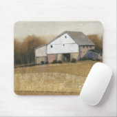 Witte Barn-Uitzicht Muismat (Met muis)