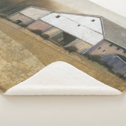 Witte Barn-Uitzicht Sherpa Deken (3/4)