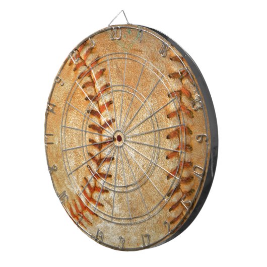  Witte Baseball rode roodheid Dartbord (Voorkant Rechts)